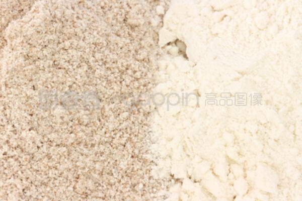 面粉--光滑和全麦类型